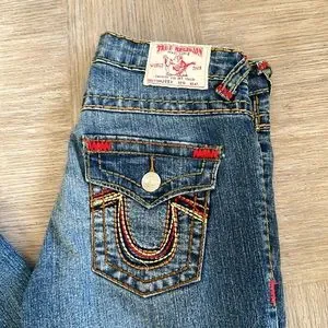 True Religion Rainbow Stitch Skinny Jeans